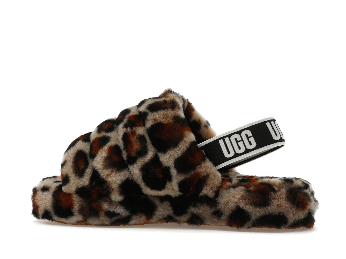 UGG Fluff Yeah Slide Leopard Amphora (Kinder)