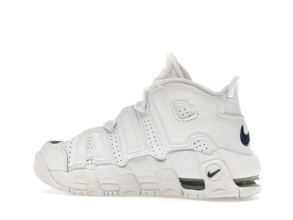 Nike Air More Uptempo Weiß Mitternachtsblau (GS)