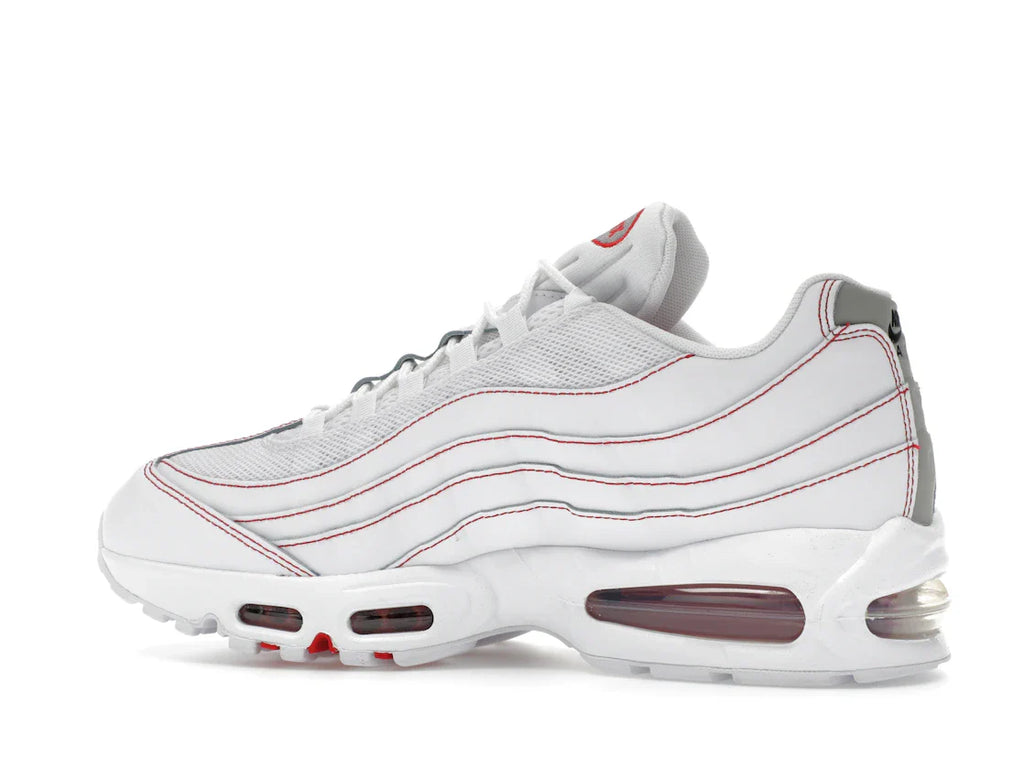 Nike Air Max 95 OG Big Bubble Weiß Universitätsrot