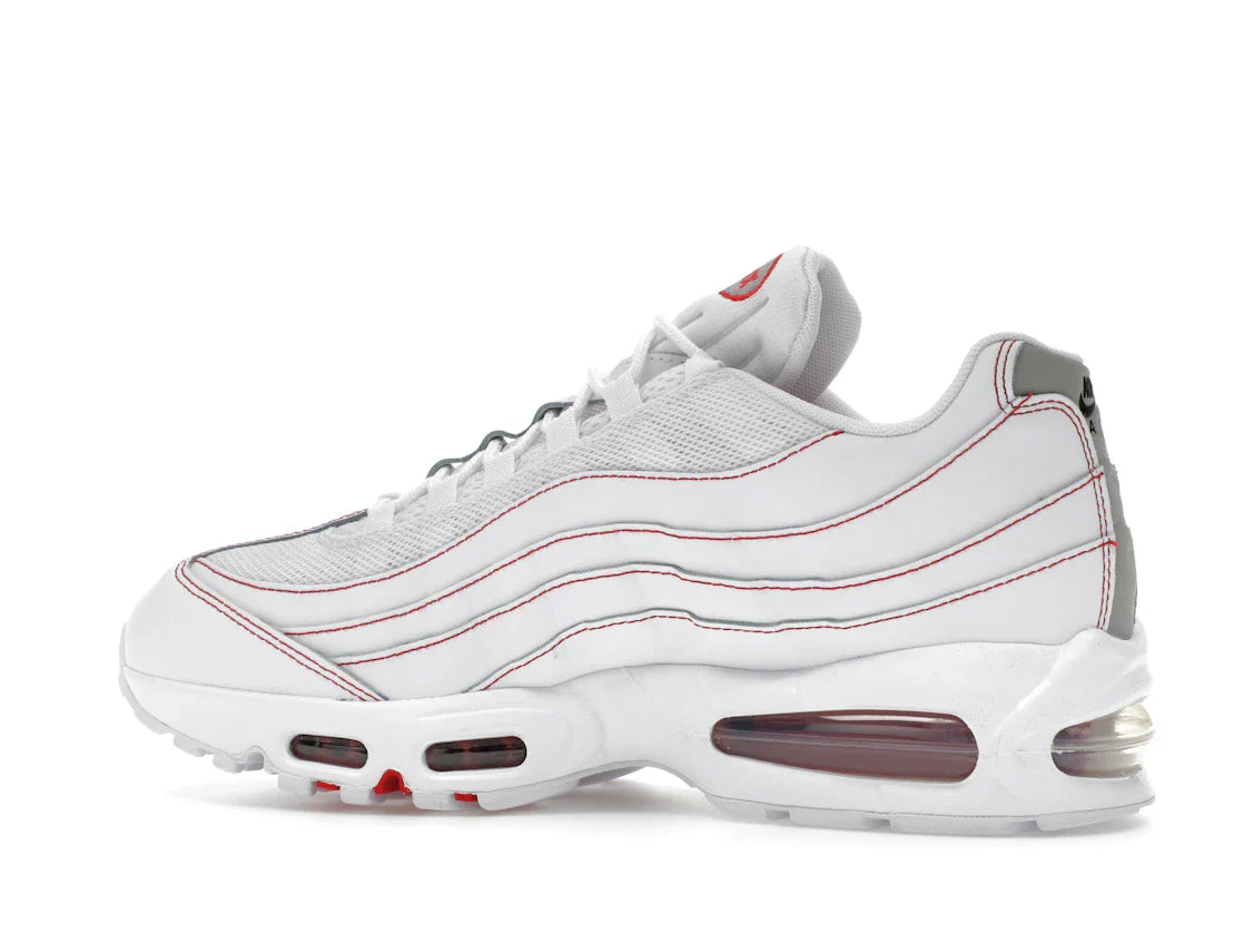 Nike Air Max 95 OG Big Bubble Weiß Universitätsrot