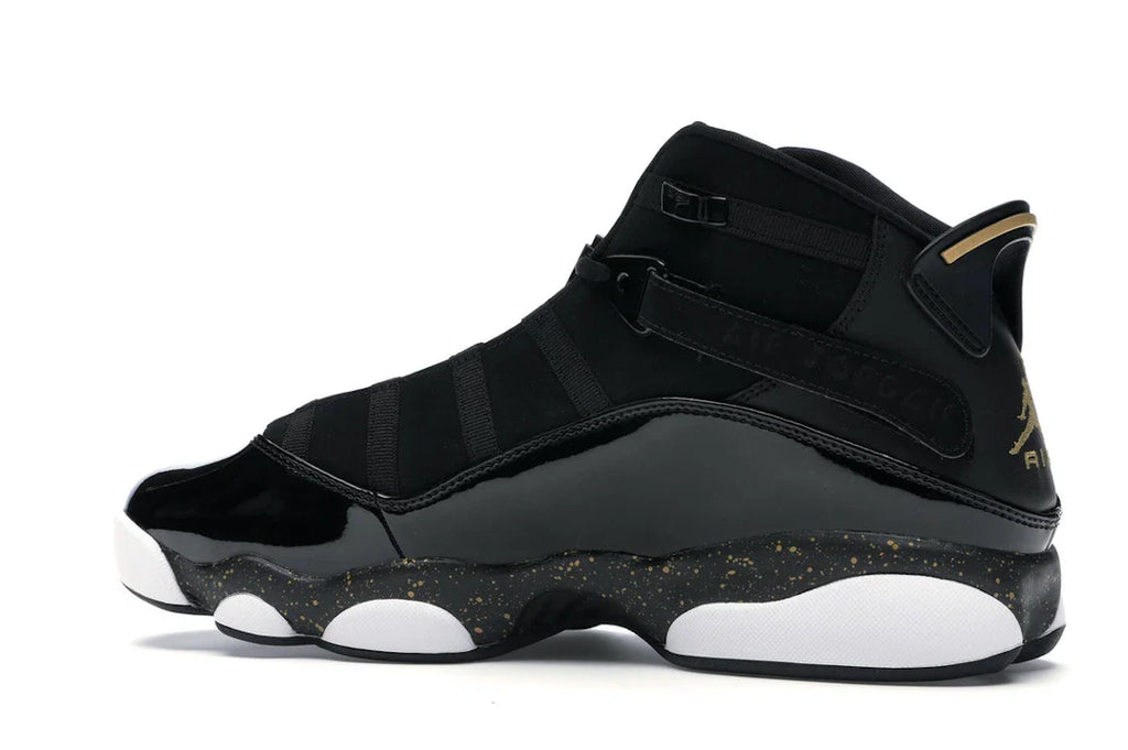 Jordan 6 Rings Schwarz Metallic Gold Weiß