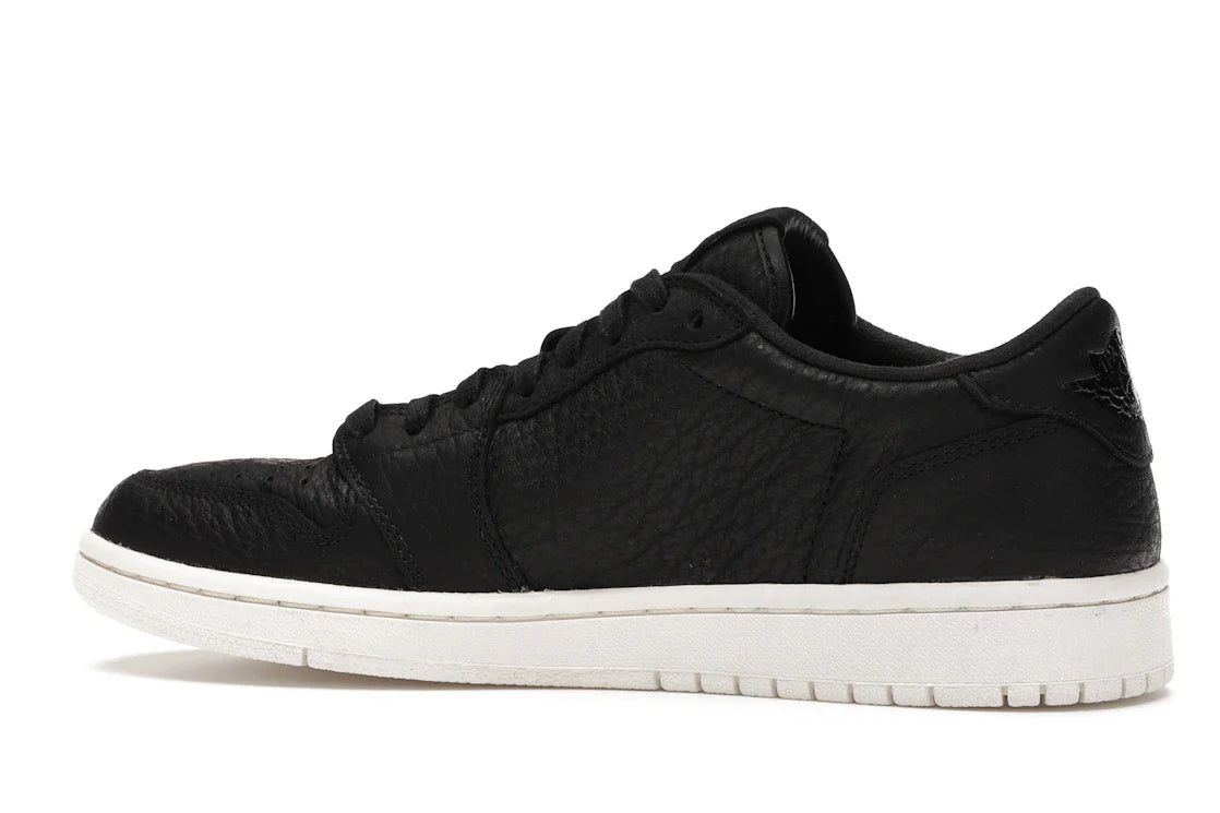 Jordan 1 Retro Low Swooshless Schwarz (2016)