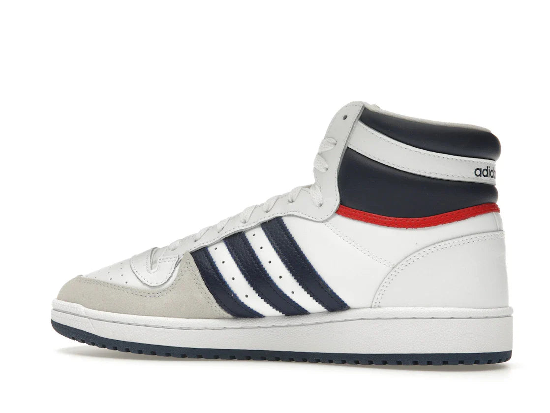 adidas Top Ten Hi Weiß Marineblau Rot