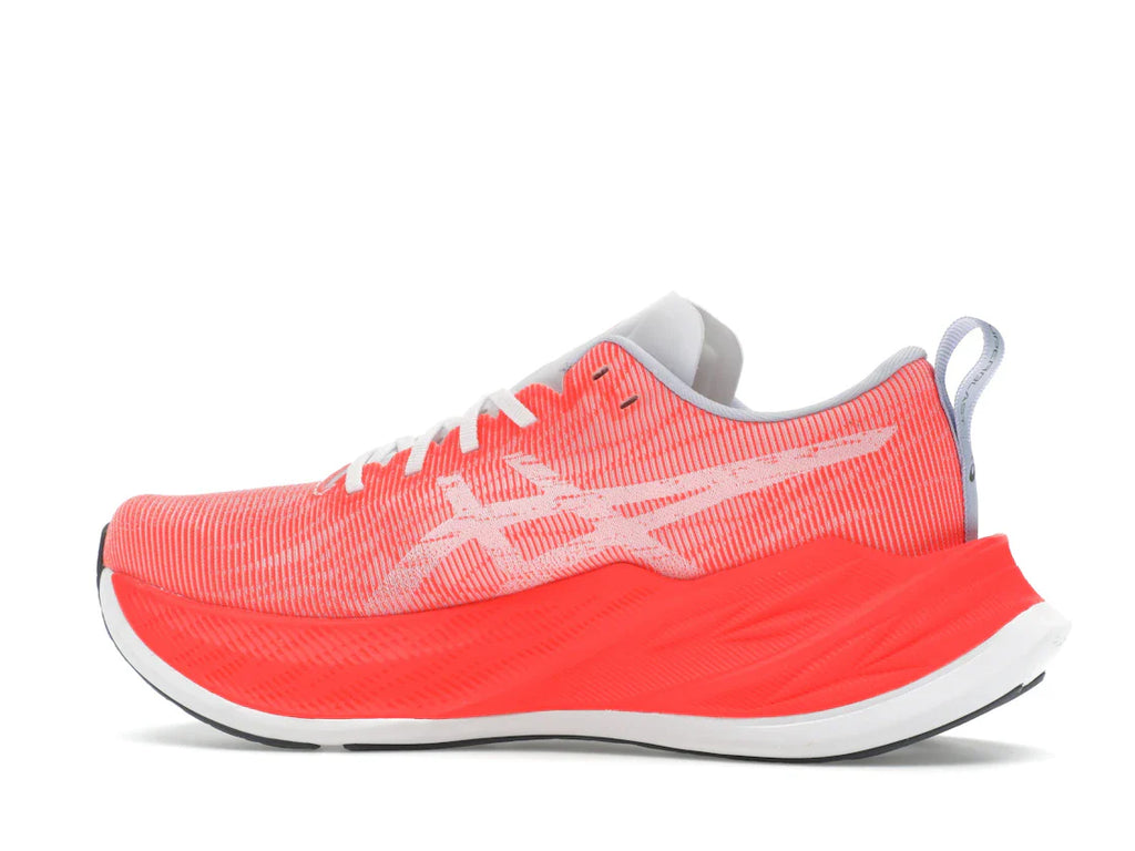 ASICS Superblast Weiß Sonnenaufgang Rot
