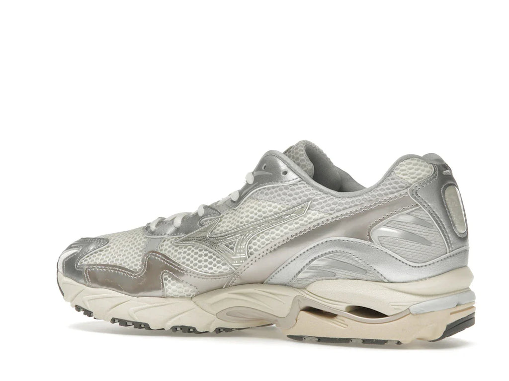Mizuno Wave Rider 10 Metallic Schneeweiß