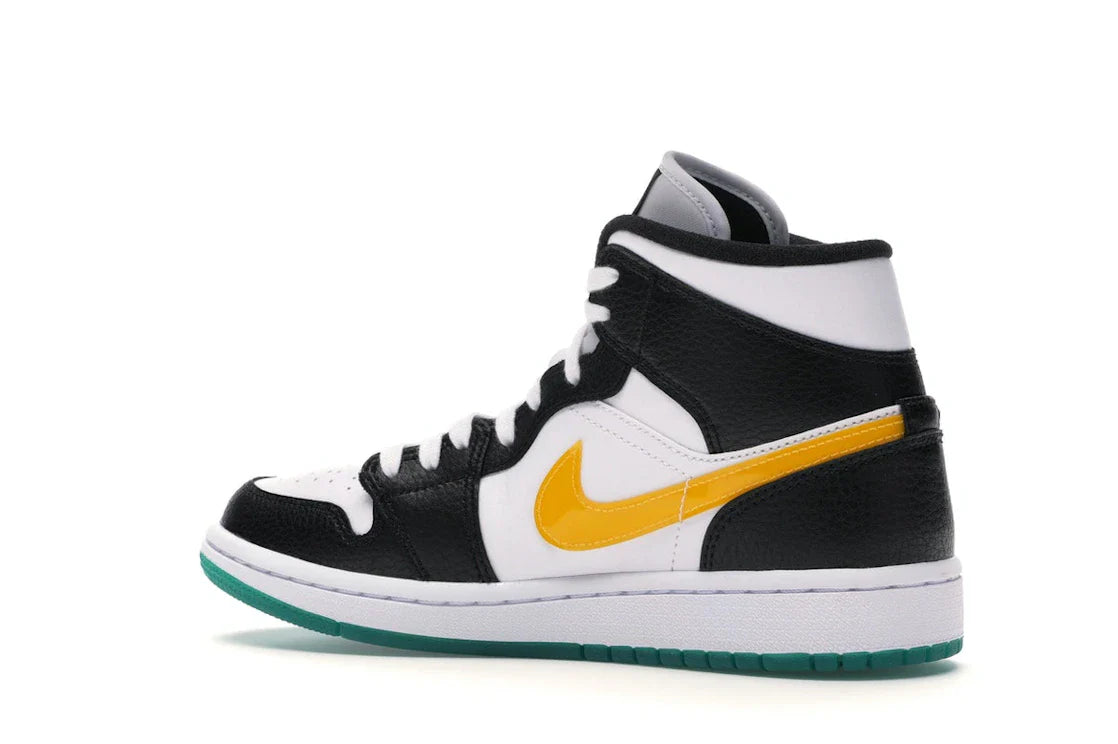 Jordan 1 Mid Alternate Swooshes Rot Gelb (Damen)