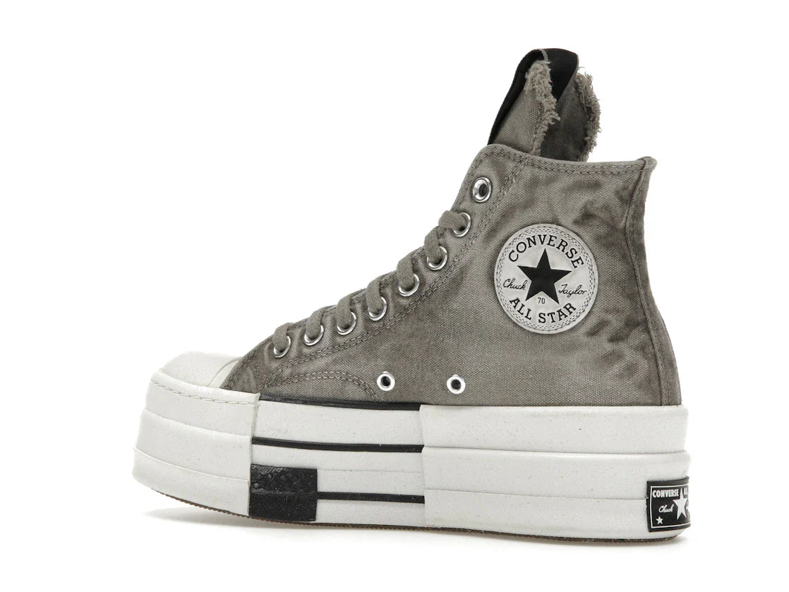 Converse DBL DRKSTAR Chuck Taylor All Star 70 Hi Rick Owens DRKSHDW Overdye Concrete
