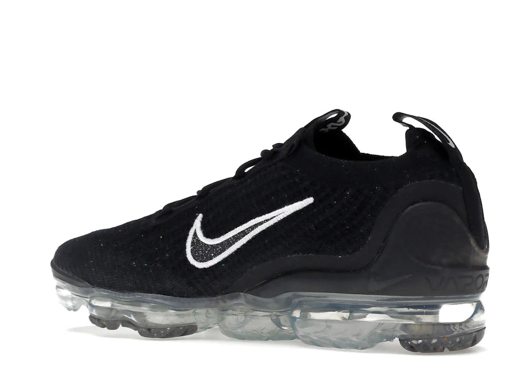 Nike Air VaporMax 2021 FK Schwarz Metallic Silber (Damen)