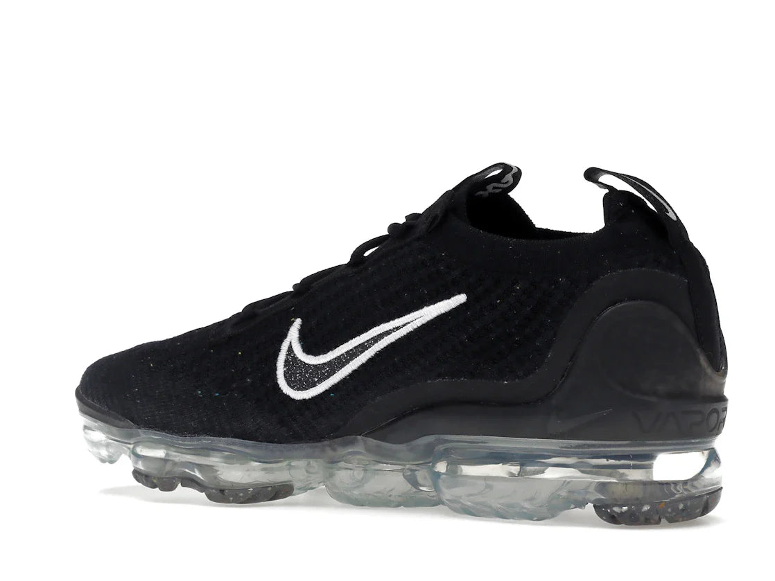 Nike Air VaporMax 2021 FK Schwarz Metallic Silber (Damen)