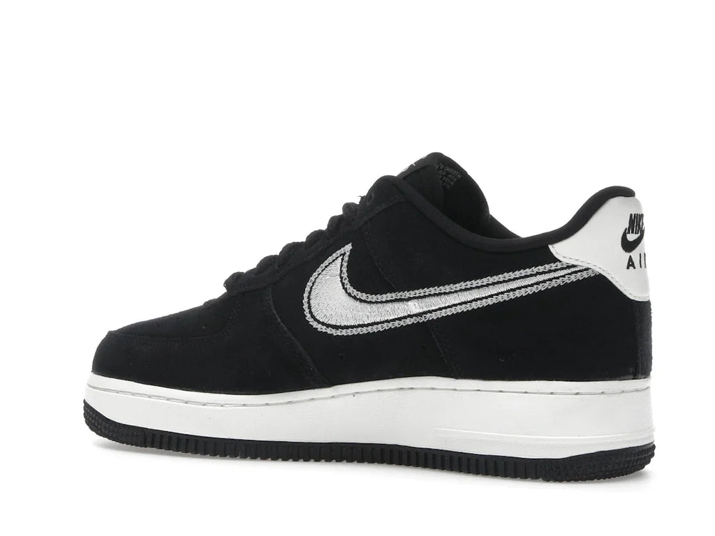 Nike Air Force 1 Low '07 LV8 Black Sail mit gesticktem Swoosh