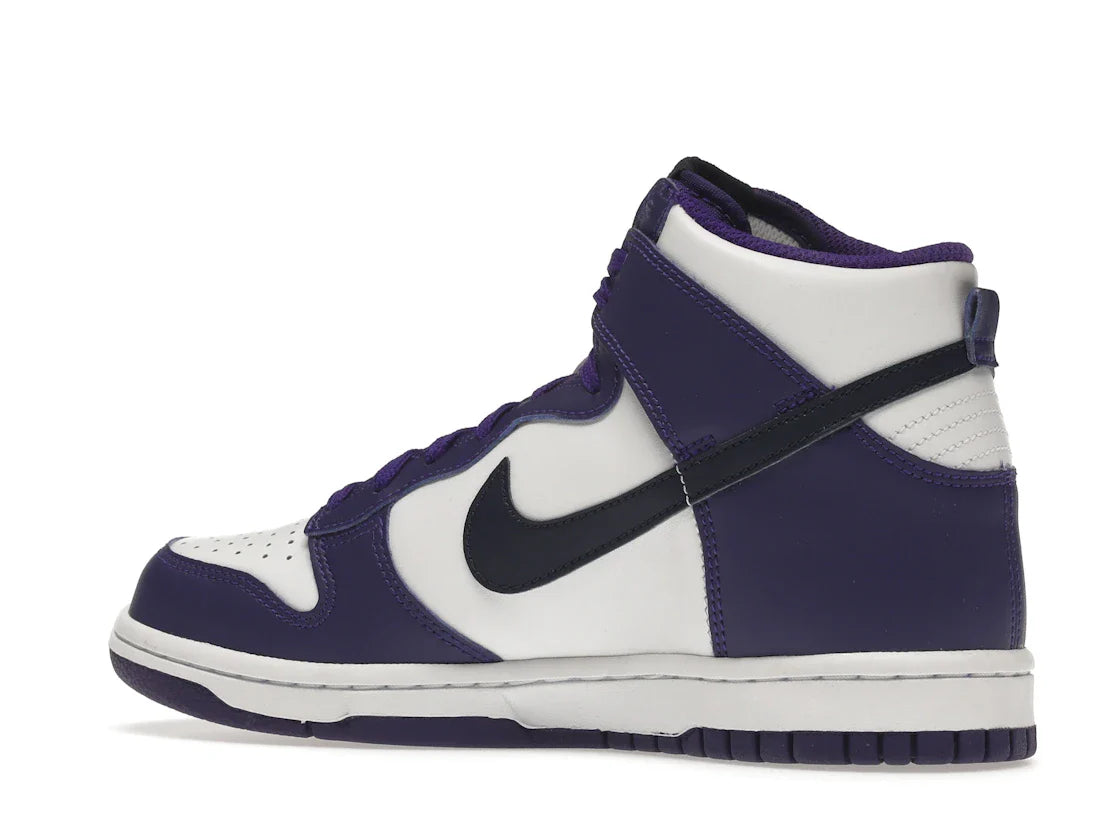 Nike Dunk High Electro Purple Midnight Navy (GS)