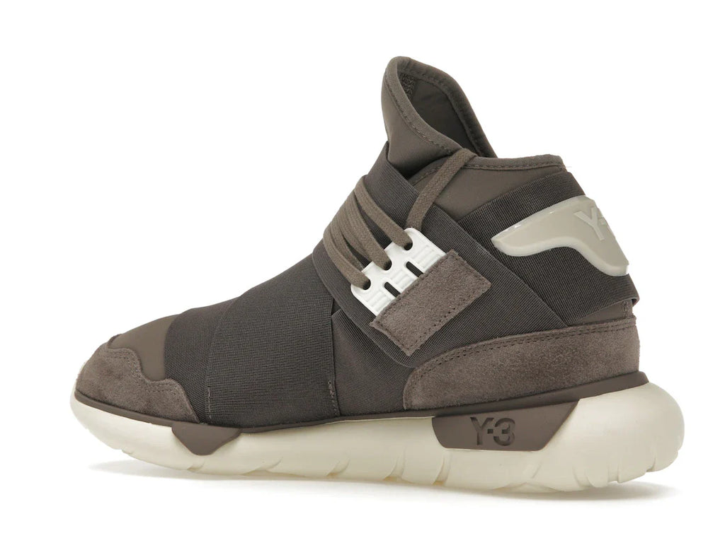 adidas Y-3 Qasa High Braun Creme Weiß