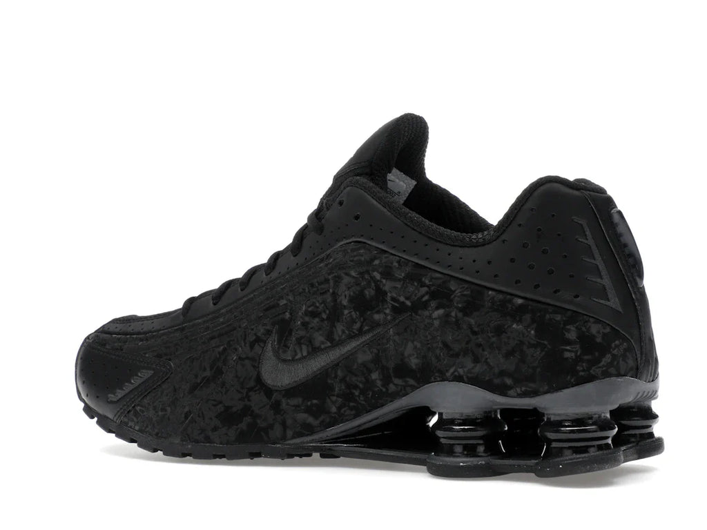 Nike Shox R4 Schwarz mit Blumenmuster (Damen)