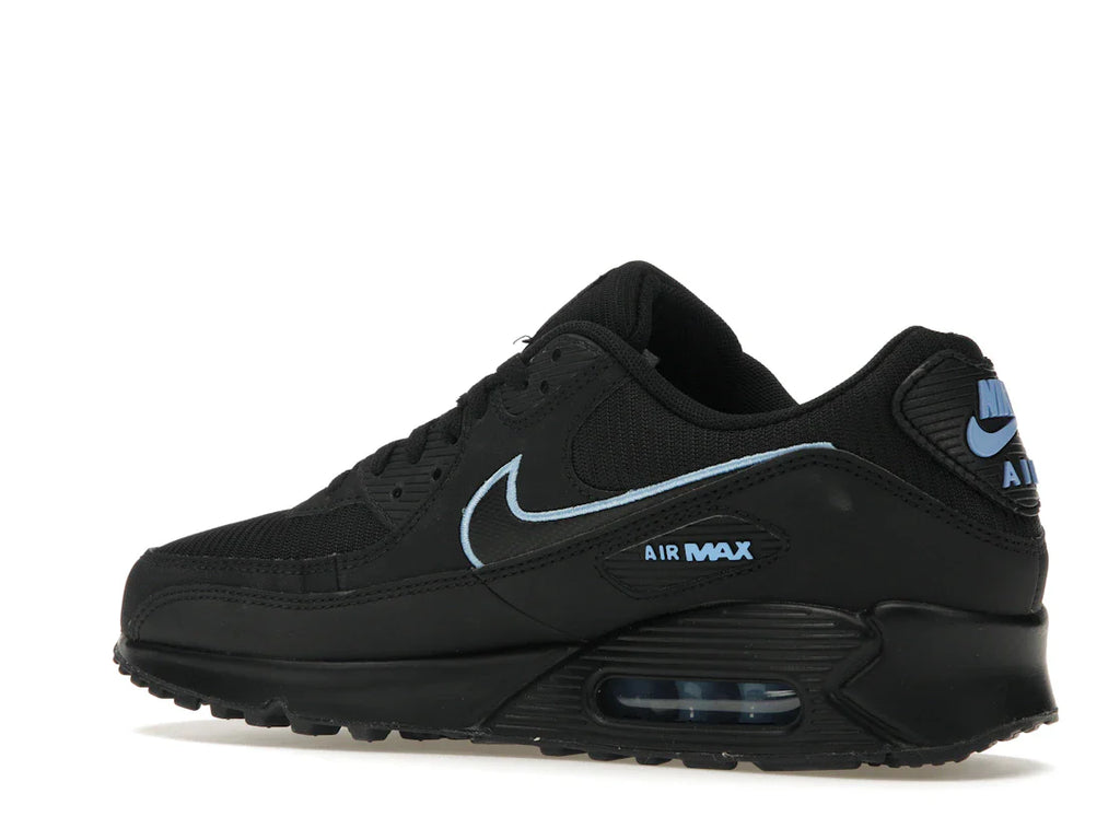 Nike Air Max 90 Schwarz Universitätsblau