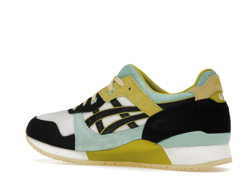 ASICS Gel-Lyte III OG Weiß Schwarz Moosgrün Blau