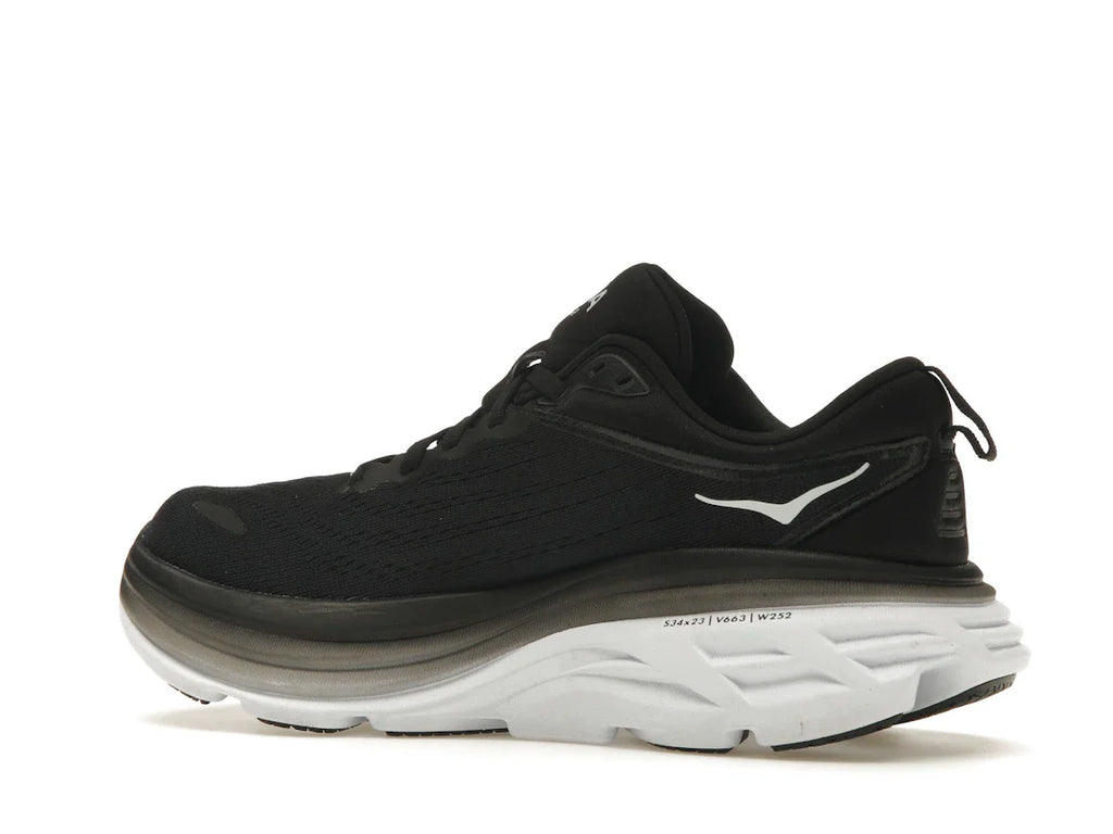 Hoka One One Bondi 8 Schwarz Weiß (Damen)