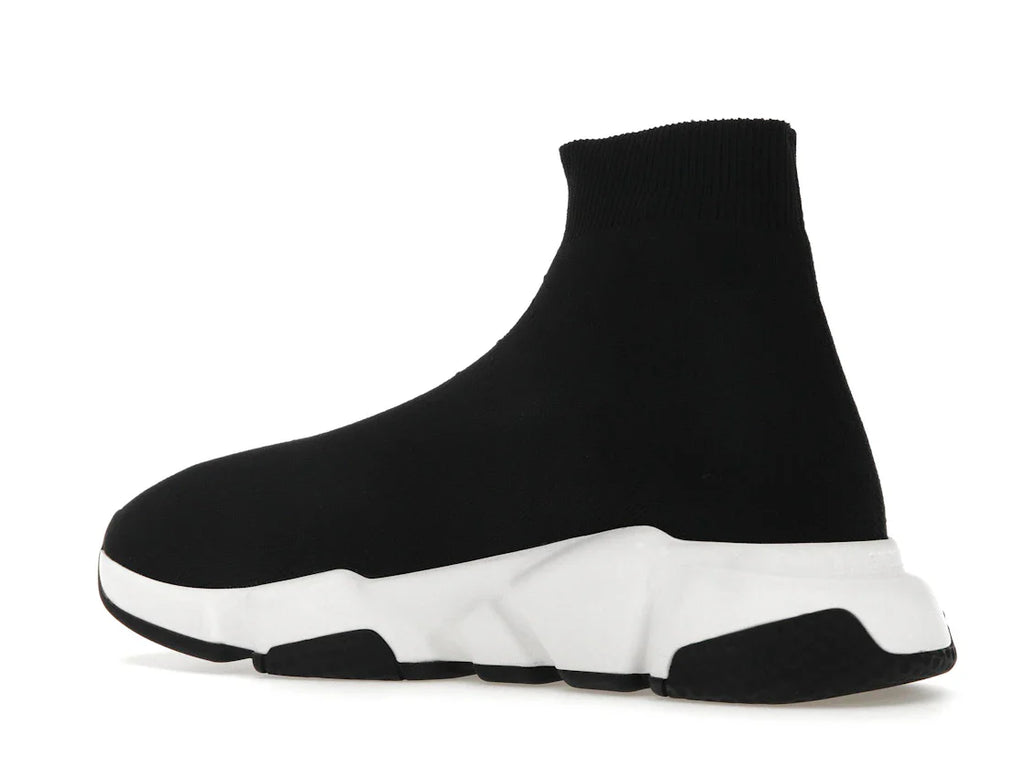 Balenciaga Speed Graffiti Sneaker Weiß Schwarzes Logo (Damen)