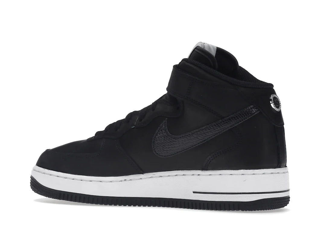Nike Air Force 1 Mid Stussy Schwarz Weiß