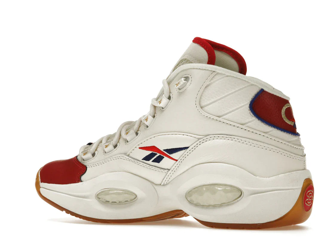 Reebok Question Mid Weiß Rot Blau