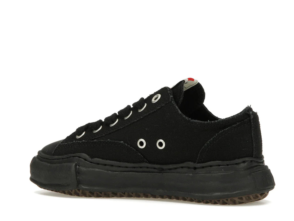 Maison Mihara Yasuhiro Peterson OG Sole Canvas Low Schwarz Schwarz