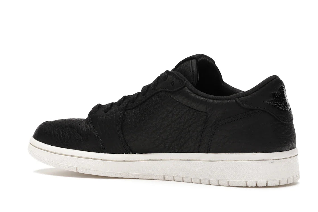 Jordan 1 Retro Low Swooshless Schwarz (2016)
