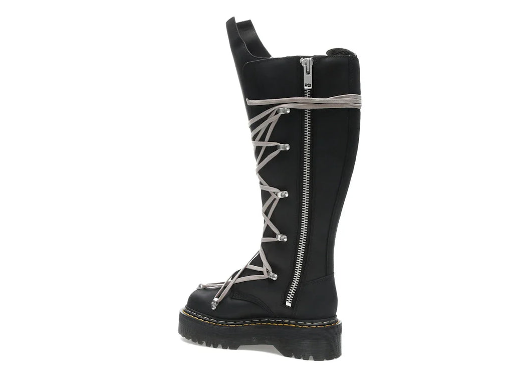 Dr. Martens 1460 DRKSHDW Quad Sole Pentalace Boot Rick Owens Schwarz