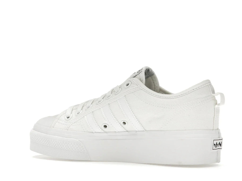adidas Nizza Platform Triple White (Damen)