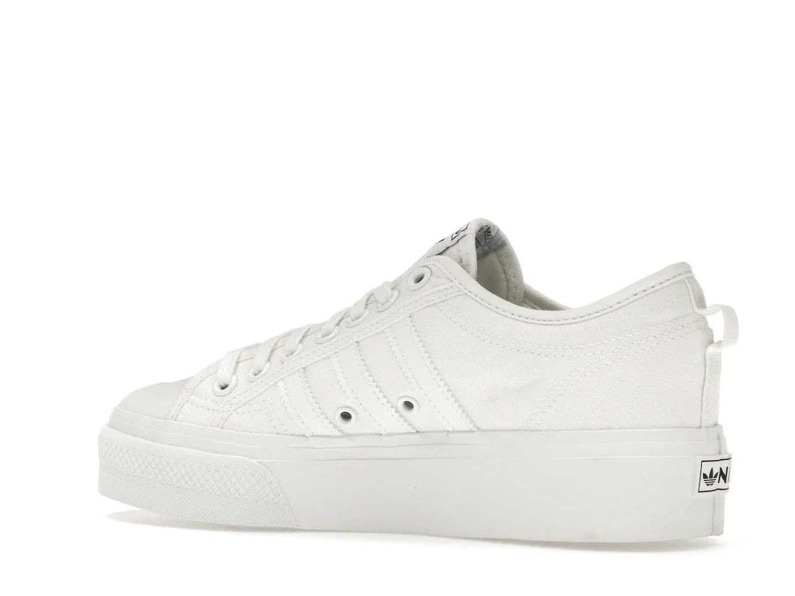 adidas Nizza Platform Triple White (Damen)