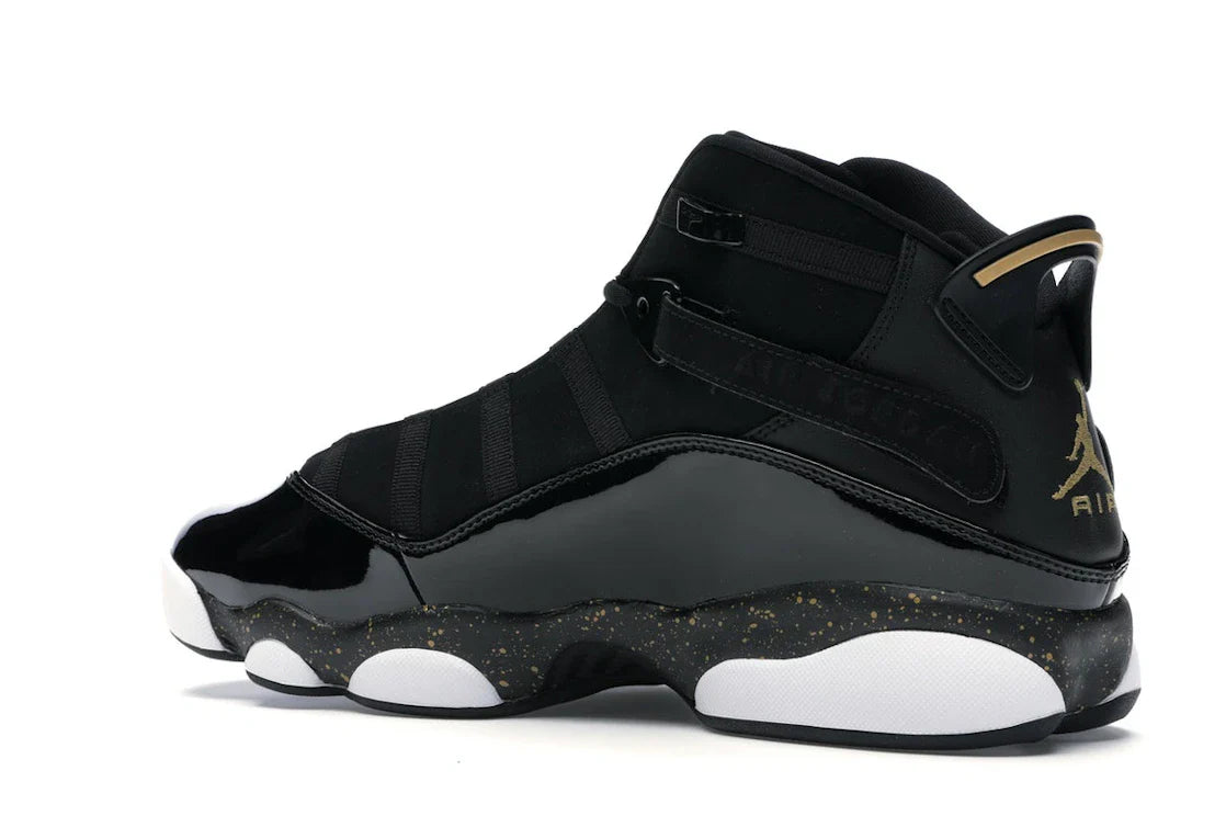 Jordan 6 Rings Schwarz Metallic Gold Weiß