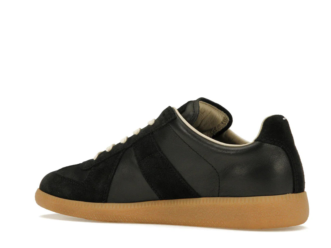 Maison Margiela Replika Deutsche Armee-Trainer (GATs) Schwarzer Gummi