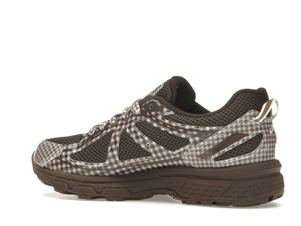ASICS Gel-Venture 6-stöckiges Modell, rotbraunes Vichy-Karo