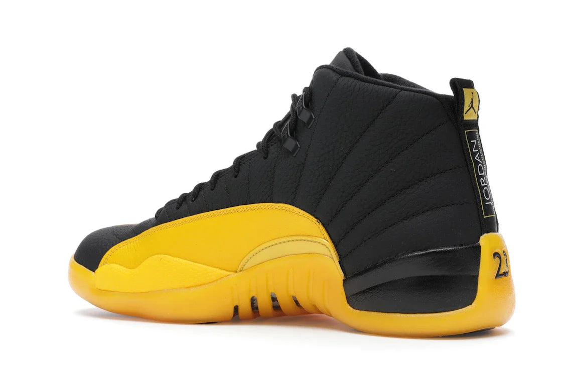 Jordan 12 Retro Schwarz Universitätsgold
