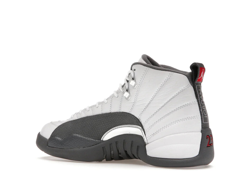 Jordan 12 Retro Weiß Dunkelgrau