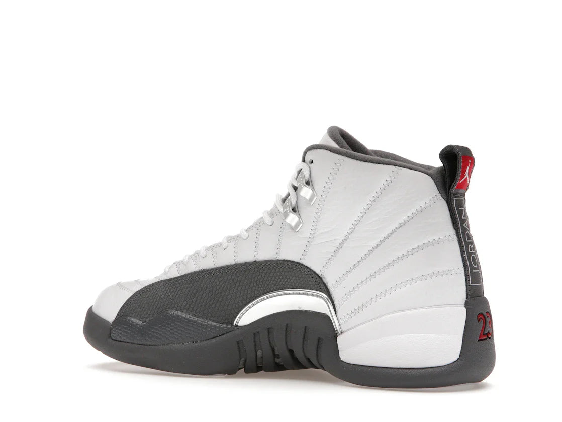 Jordan 12 Retro Weiß Dunkelgrau