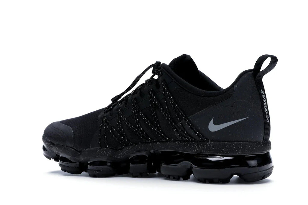 Nike Air VaporMax Run Utility Schwarz Reflektierendes Silber