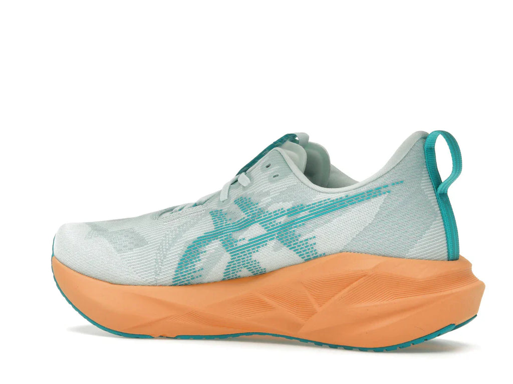 ASICS Novablast 5 Beruhigende Meereswellen-Türkis-Orange