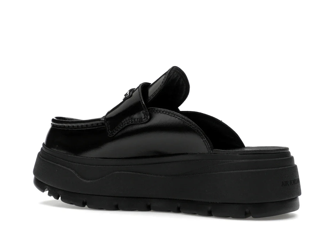 Jordan Mule Schwarz Metallic Silber (Damen)