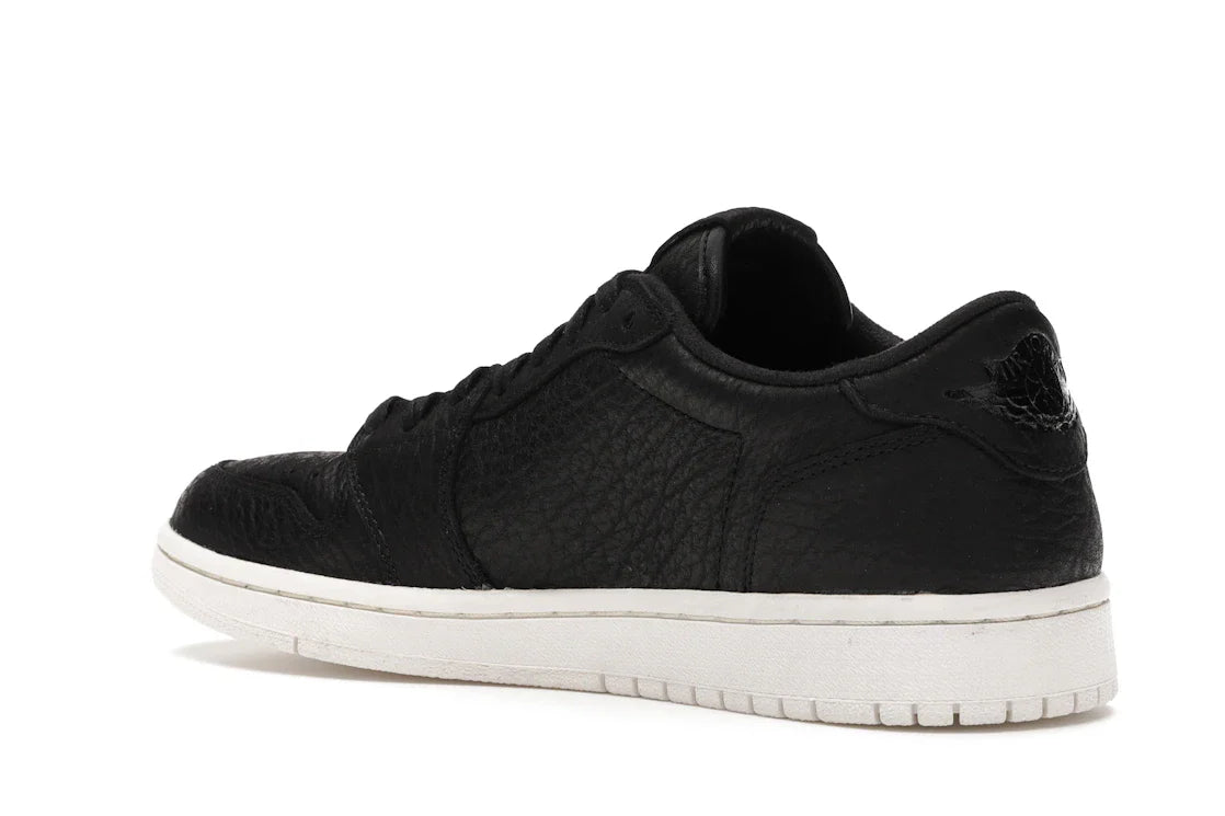 Jordan 1 Retro Low Swooshless Schwarz (2016)