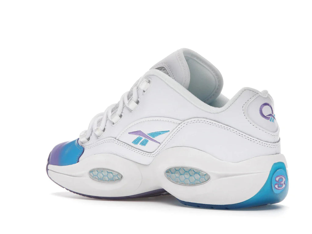 Reebok Question Low Radiant Aqua Hyper Purple