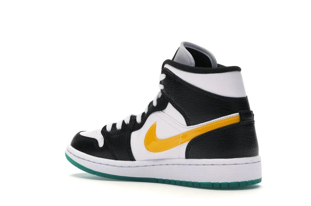 Jordan 1 Mid Alternate Swooshes Rot Gelb (Damen)