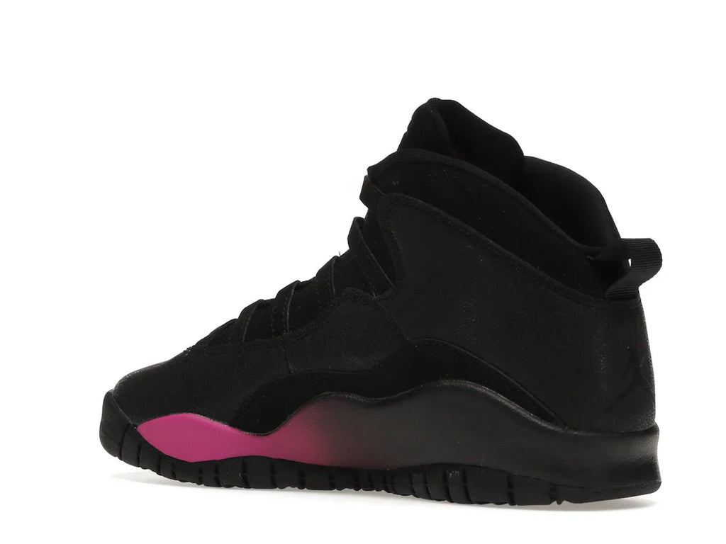 Jordan 10 Retro Schwarz Fuchsia Schwarz (GS)