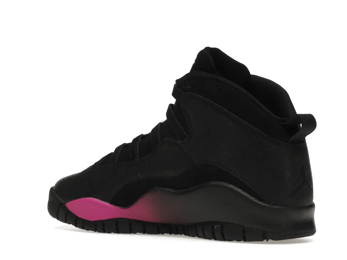 Jordan 10 Retro Schwarz Fuchsia Schwarz (GS)