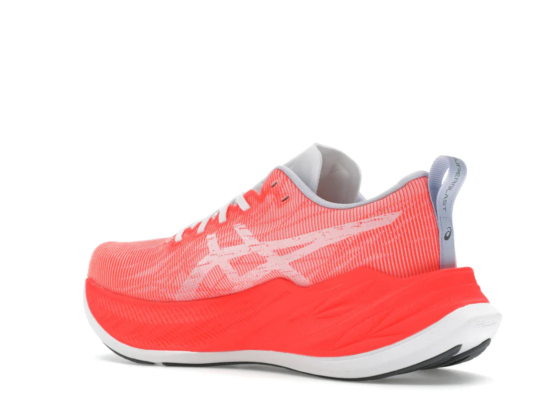 ASICS Superblast Weiß Sonnenaufgang Rot