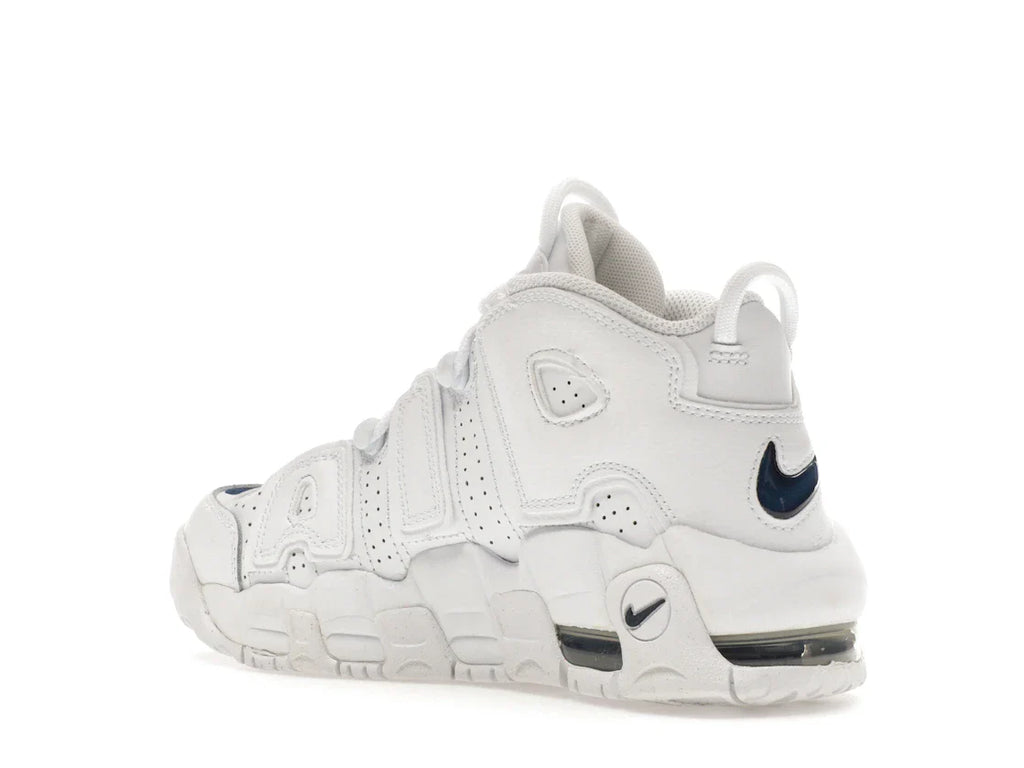 Nike Air More Uptempo Weiß Mitternachtsblau (GS)