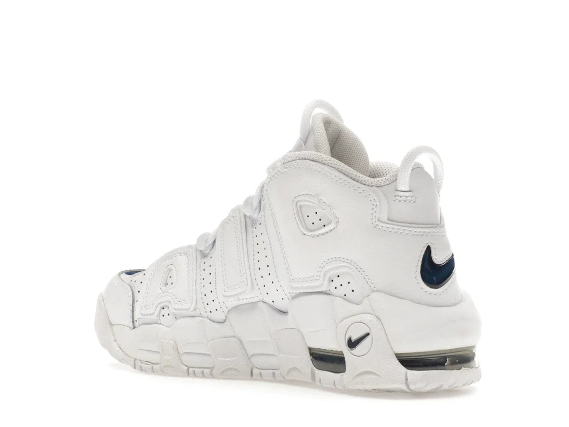 Nike Air More Uptempo Weiß Mitternachtsblau (GS)