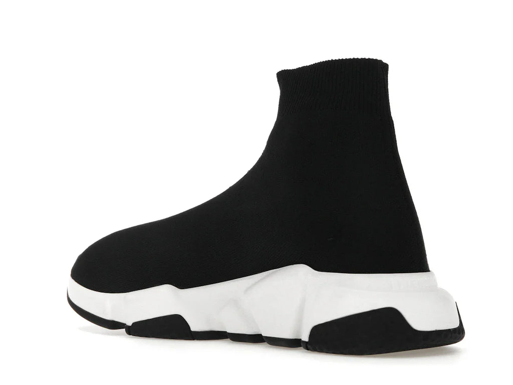 Balenciaga Speed Graffiti Sneaker Weiß Schwarzes Logo (Damen)