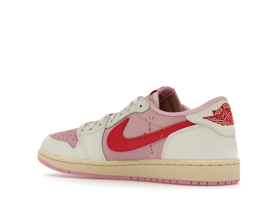 Jordan 1 Retro Low OG SP Travis Scott Sail Tropical Pink