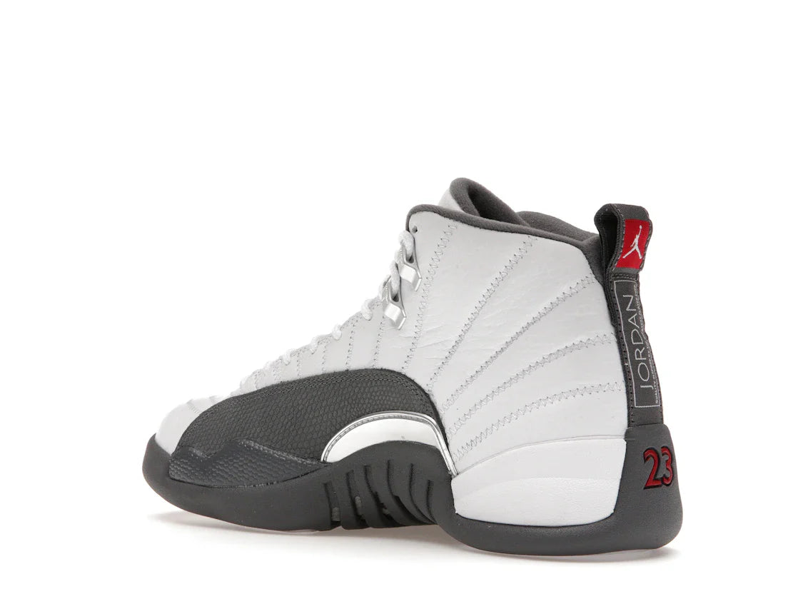 Jordan 12 Retro Weiß Dunkelgrau