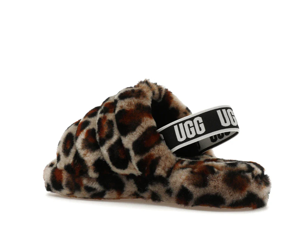 UGG Fluff Yeah Slide Leopard Amphora (Kinder)