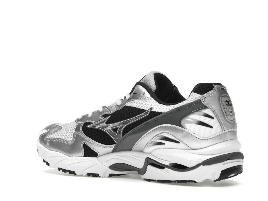 Mizuno Wave Rider 10 Weiß Silber Schwarz